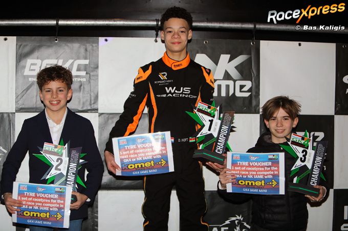 Djamairo Hoft gehuldigd voor eerste karttitel in GK4 Kart Series