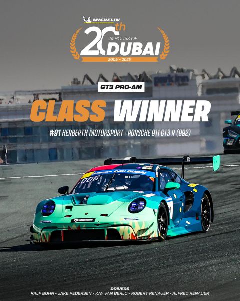 24H Dubai 2025 AlManar Racing by Team WRT wint met BMW M4 GT3 EVO Foto 4