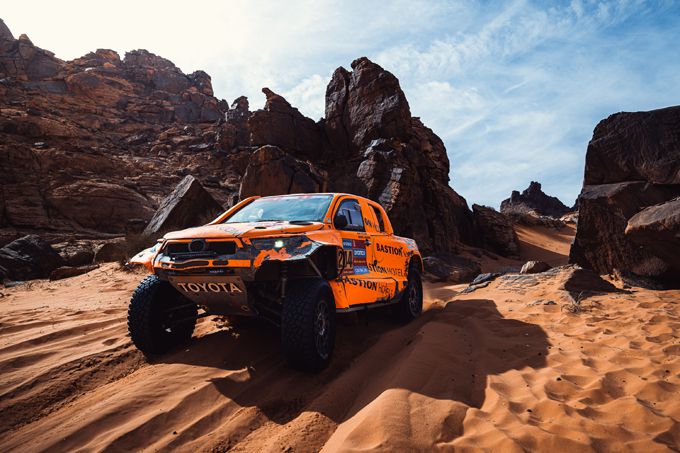 Maik Willems geniet van zware en lange zesde etappe Dakar Rally