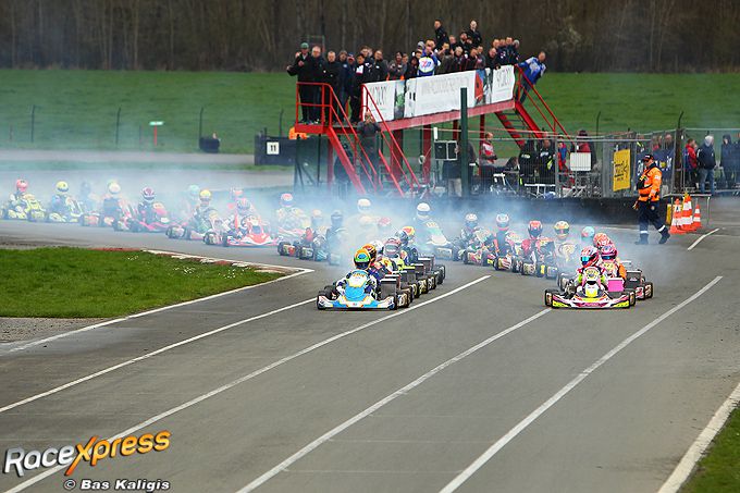 Volle startvelden Karting des Fagnes in Mariembourg