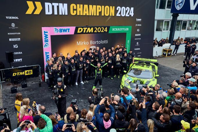 Mirko Bortolotti DTM kampioen 2024 podium