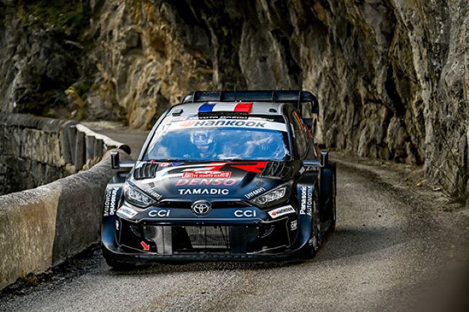 Rally Monte Carlo 2025 Toyota Gazoo Racing Sbastien Ogier actie