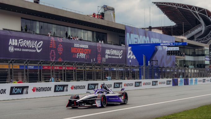 Formule E Mexico Stad 2025 Porsche Foto 1 Pascal Wehrlein Porsche 99X Electric Nr1