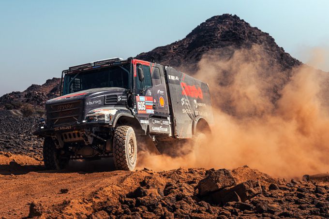 Team de Rooy FPT scoort daverende 1-2 in derde etappe Dakar Rally