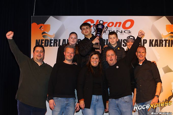 Jens Treur Nederlands kampioen KZ Chrono Karting