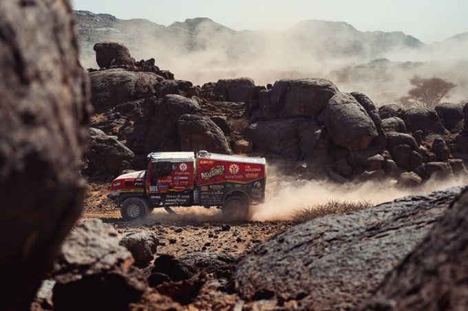 Ale Loprais moest genoegen nemen met de vijfde plaats in zijn Iveco