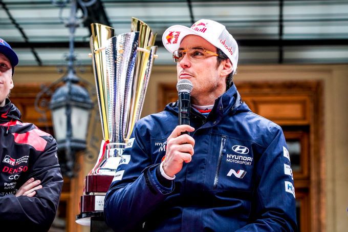 Rally Monte Carlo 2025 Foto 2 Thierry Neuville portret met microfoon