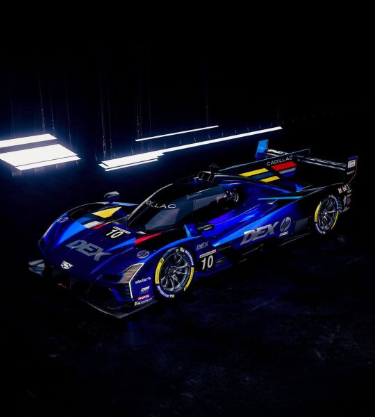 Cadillac Wayne Taylor Racing Cadillac Whelen liveries 2025 Grand Touring Prototype (GTP) IMSA WeatherTech SportsCar Championship 2025 Roar Before the 24 Afbeelding 3