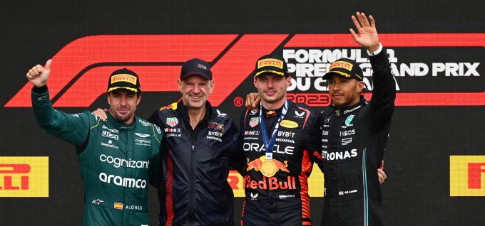 Fernando Alonso Adrian Newey Max Verstappen