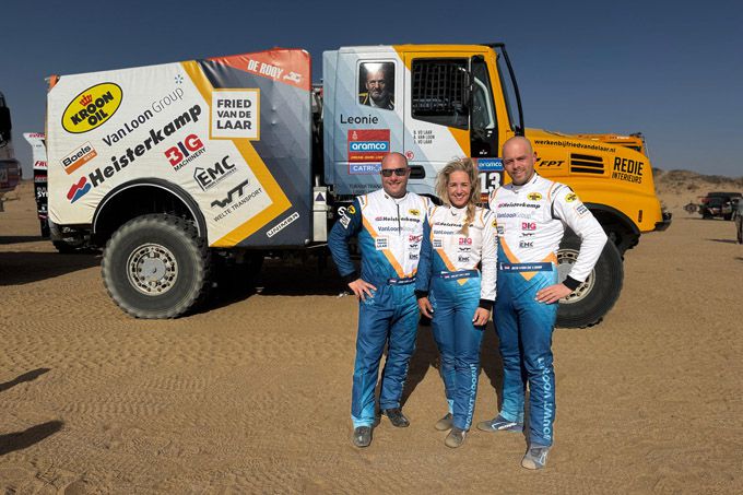 Anja van Loon in top tien bij de Trucks