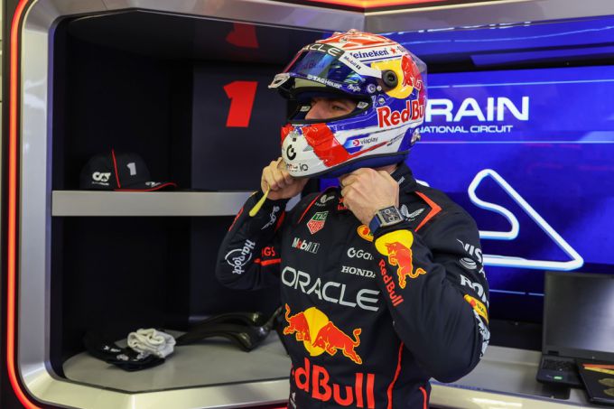 Oracle Red Bull Racing Bahrain International Circuit Max Verstappen Liam Lawson test- en filmdag RB21 Foto 9