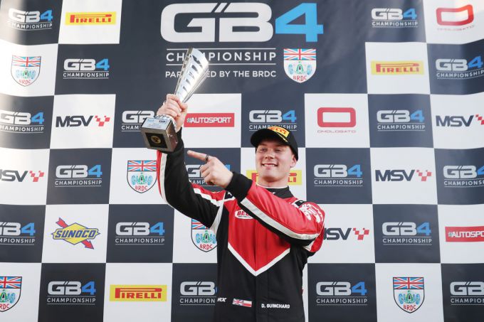 Guinchard herovert leiding in GB4-kampioenschap met zege op Silverstone