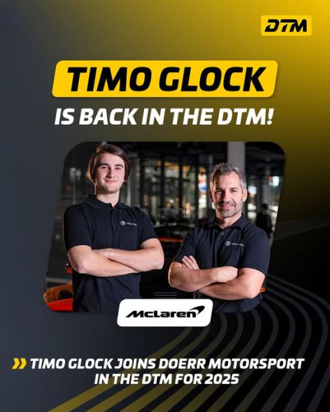 DTM 2025 Oschersleben Foto 1 Timo Glock is back in de DTM