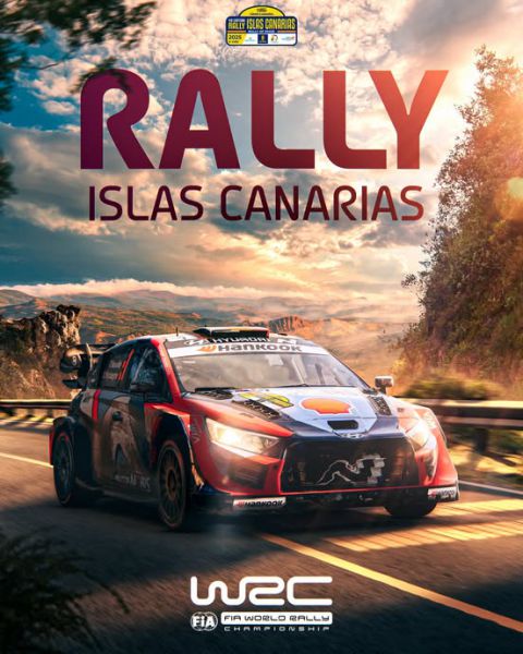 Rally Islas Canarias 2025 event poster