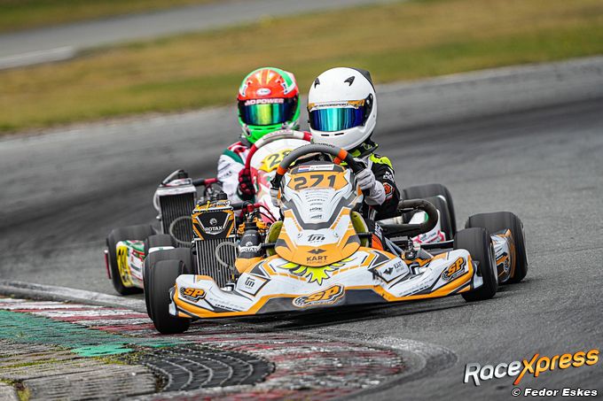 AJ Burggraaff sterk uit de startblokken in Rotax Max Junioren-klasse