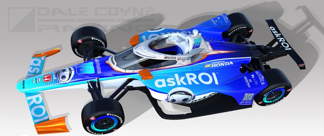 Speciale kleurstelling van de raceauto van Rinus ‘VeeKay’ van Kalmthout voor de Indy 500