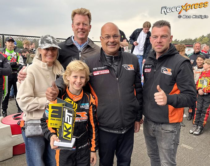 Mik Klinkers stunt met podiumplaats in NK Rotax Max