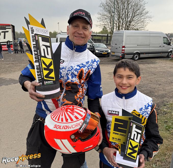 Niki Naruhito Thomasse met vader Arnoud