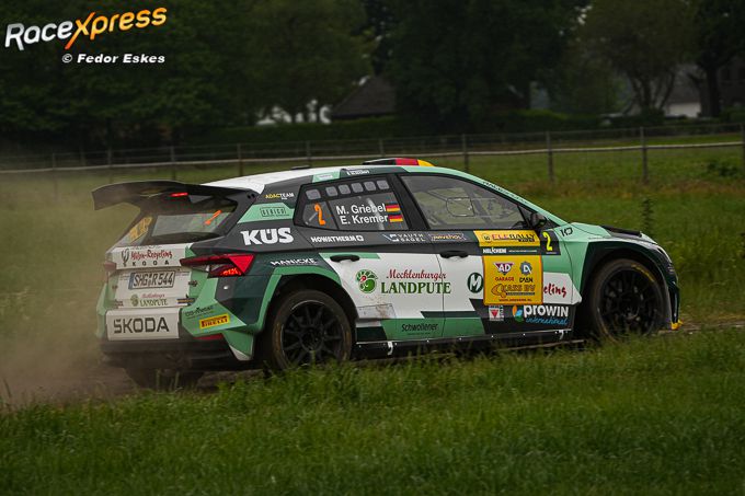 Marijan Griebel en Elia Kremer winnen zeer overtuigend de ELE Rally 2025