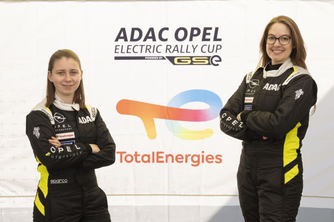 ELE rally De Belgische dames equipe Thyrsa Eertmans en Justine Demeestere