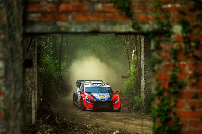 FIA WRC Rally van Portugal Ott Tanak Hyundai