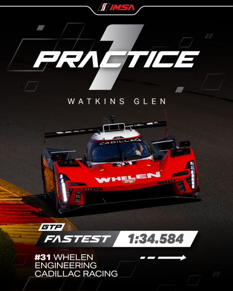 IMSA Six Hours of the Glen 2025 Cadillic bovenaan