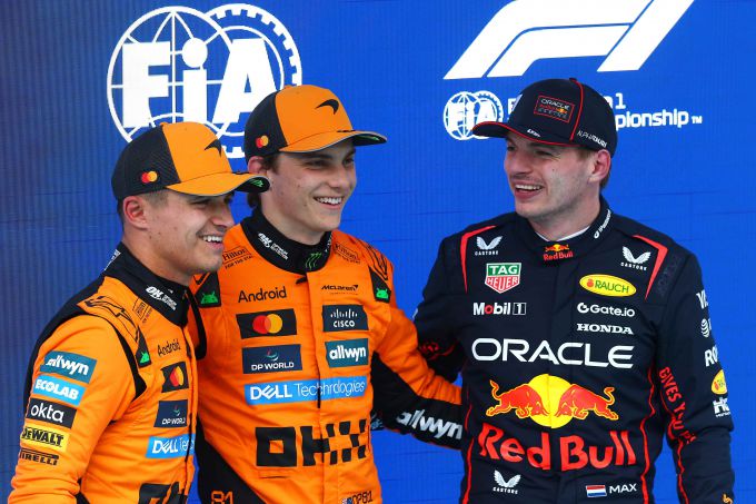 Oscar Piastri Max Verstappen Palmer