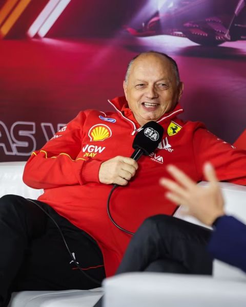 Fred Vasseur F1 Ferrari portret