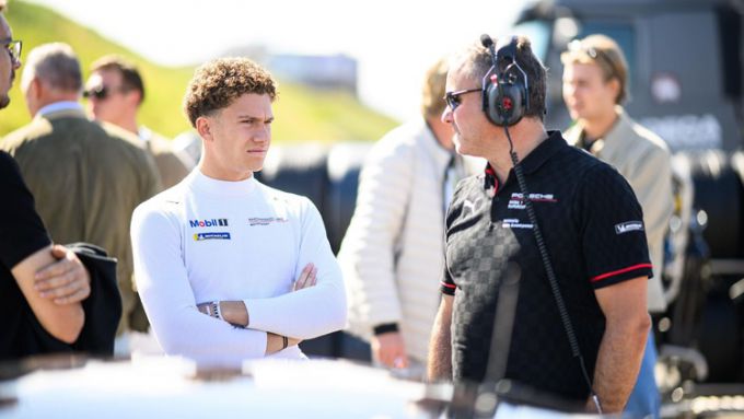 Porsche Mobil 1 Supercup Zandvoort 29-31 augustus 2025 Foto 3 Alessandro Ghiretti ietwat teleurgesteld