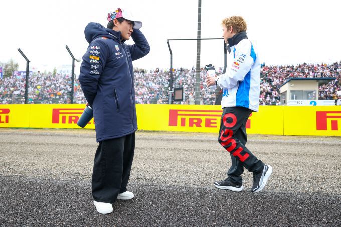 Yuki Tsunoda en Liam Lawson F1 Red Bull