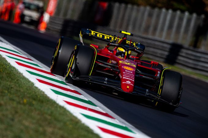 Grand Prix van Italie 2025 F1 Autodromo Nazionale di Monza Ferrari Foto 4 Ferrari track actie