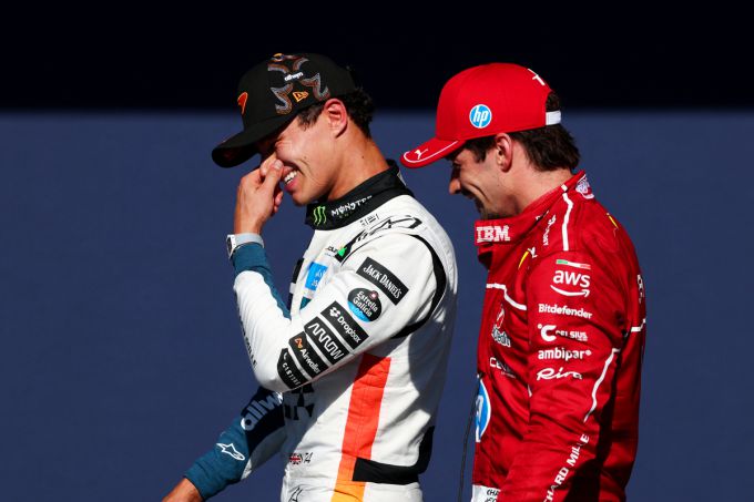 Charles Leclerc Ferrari Norris