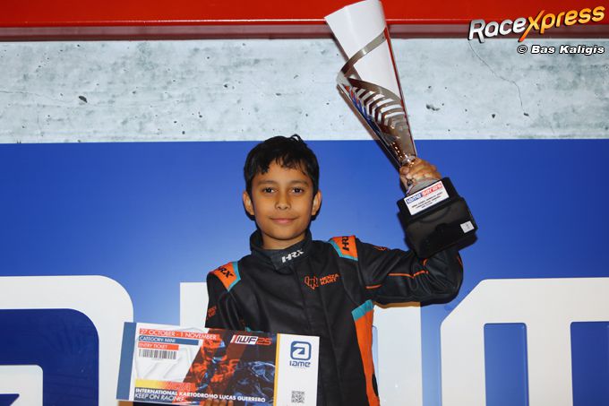 Karttalent Bruce Chirino kroont zich tot beste IAME-coureur van de Benelux