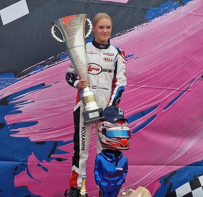 Best Lady Champion Roxanne Lantinga in Le Mans Ladies Cup