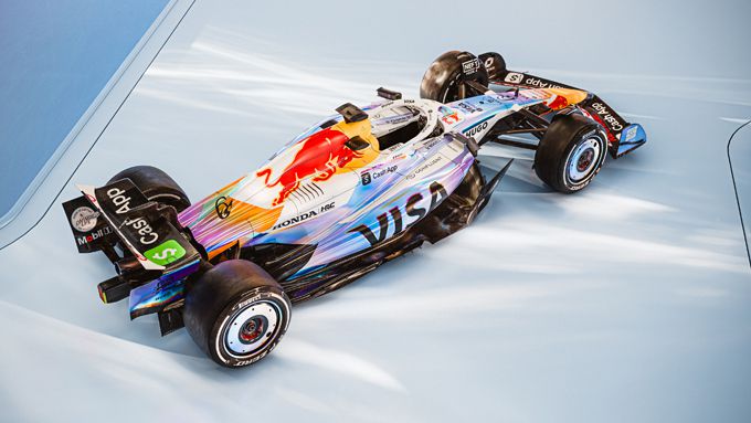 Visa Cash App Racing Bulls & Cash App onthullen een nieuwe holografisch geïnspireerde livery voor de Grand Prix van Las Vegas