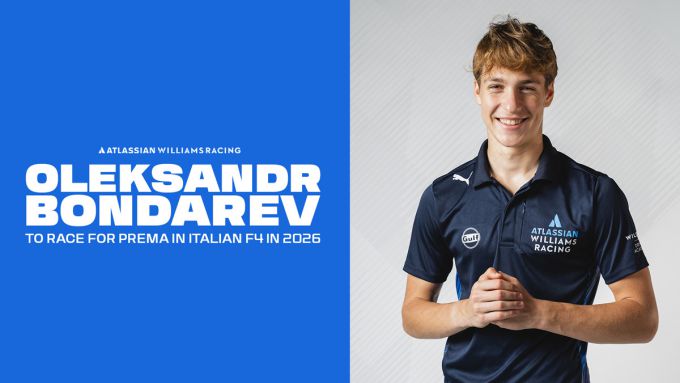 Williams Racing Academy-coureur Oleksandr Bondarev richt zich op de Italiaanse Formule 4-titel van 2026