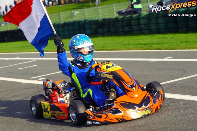 Karttalent Sem Schoolderman sluit debuutjaar af met rookietitel in Cadet 160cc-klasse