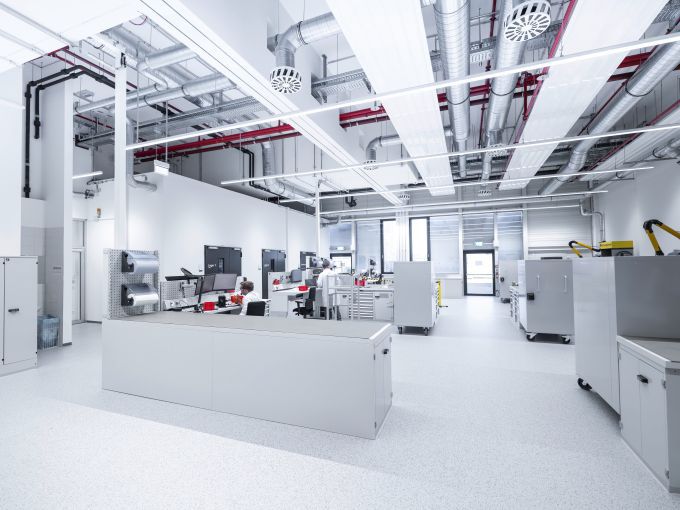 Audi Formule 1 development room power unit