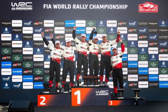 FIA World Rally Championship Rally Monte Carlo 2026 TOYOTA GAZOO Racing Oliver Solberg Elliott Edmondson Toyota GR YARIS Rally1 Foto 12