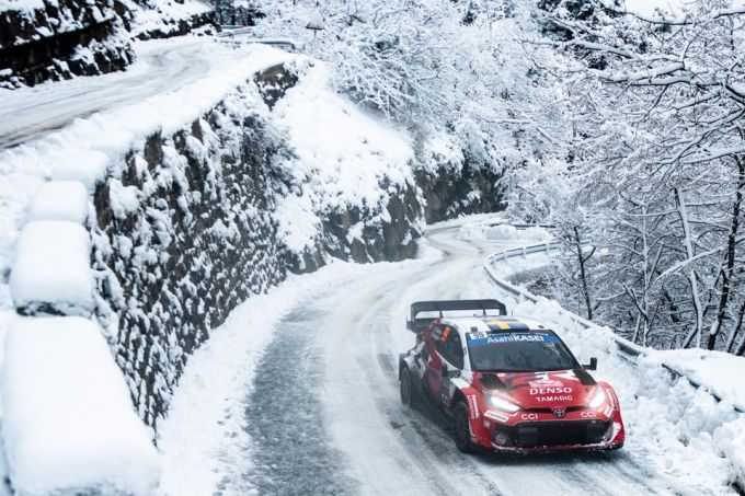 FIA World Rally Championship Rally Monte Carlo 2026 TOYOTA GAZOO Racing Oliver Solberg Elliott Edmondson Toyota GR YARIS Rally1 Foto 5