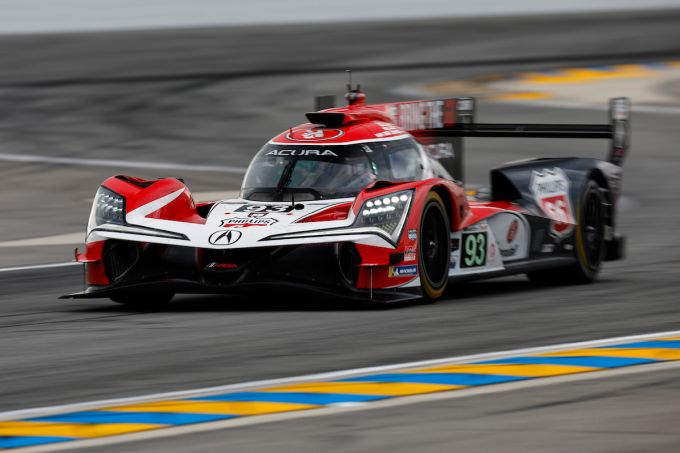 IMSA 24H Daytona 2026 #93 Acura Meyer Shank Racing with Curb Agajanian Acura ARX-06 Acura Renger van der Zande pole position foto imsa 2