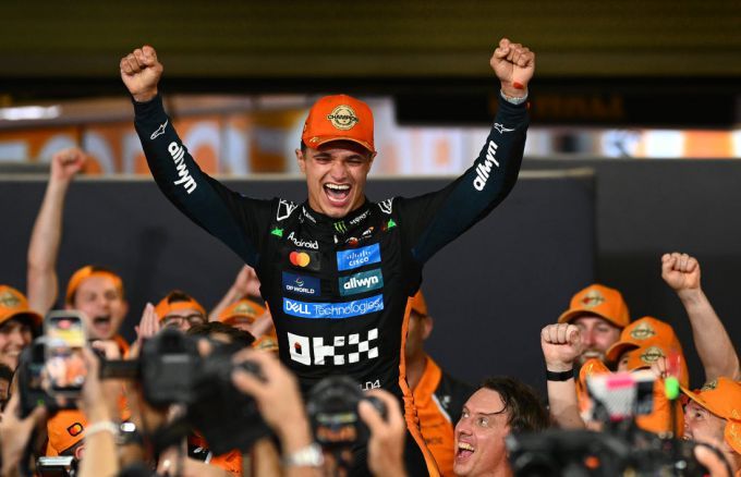 Lando Norris F1 wereldkampioen 2025 McLaren