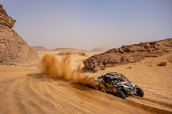 Francisco Lopez Contardo tijdens Etappe 3 van de Dakar 2026 op 6 januari