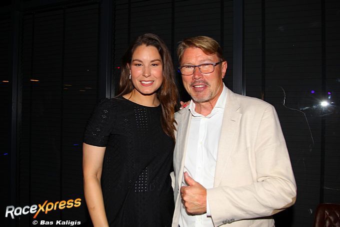Mika Hakkinen en Amber Brantsen F1