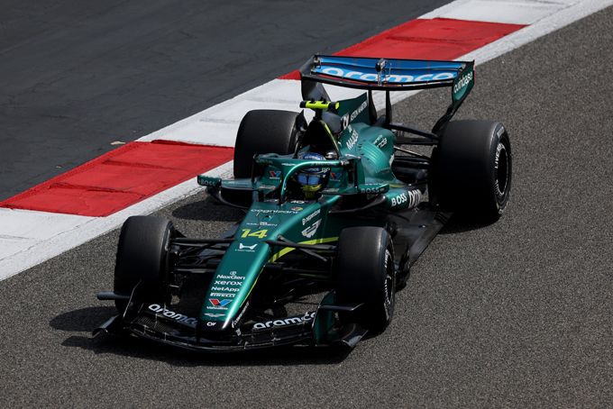 Fernando Alonso Aston Martin Aramco Formula One™ Team Bahrain International Circuit