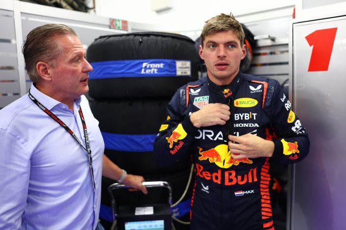 Jos en Max Verstappen