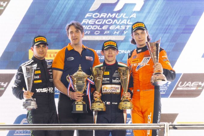 Formula Regional Middle East Trophy zorgde Kean Nakamura-Berta voor een sensationele titel voor Mumbai Falcons