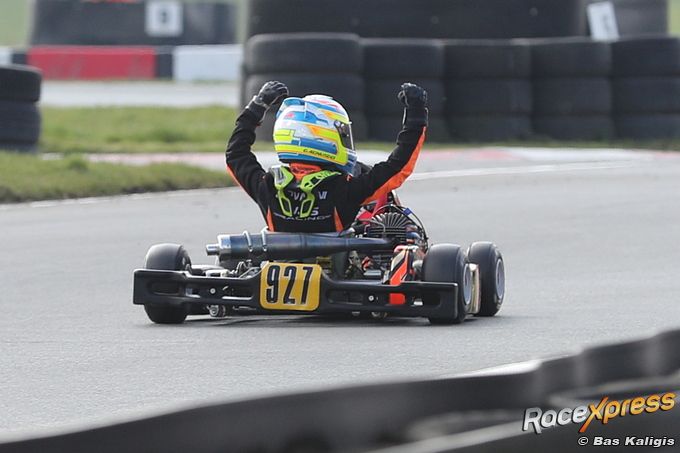 Karttalent Giovanni Agnusdei wordt op dominante wijze Nederlands kampioen IAME