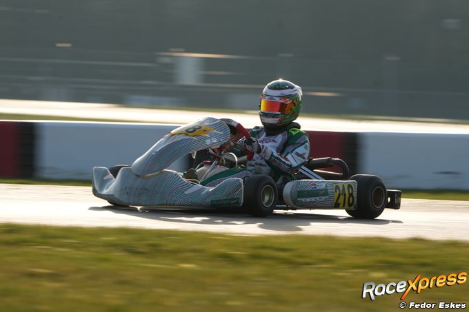 Kartbelofte Tren van Melick kent klinkend Juniorendebuut bij United Karting Series