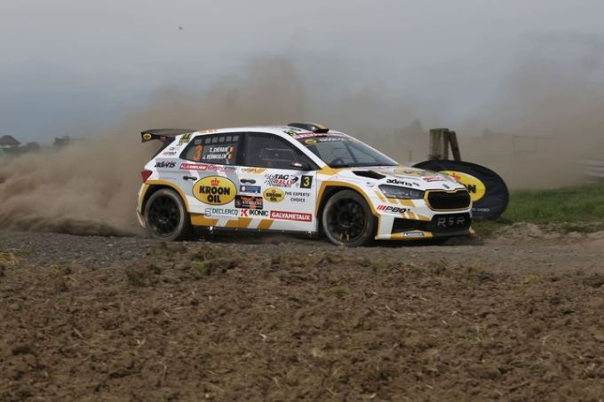 Belgian Rally Championship 2026 TAC Rally Tielt Cédric Cherain Jasper Vermeulen Skoda Fabia RS Rally2 3